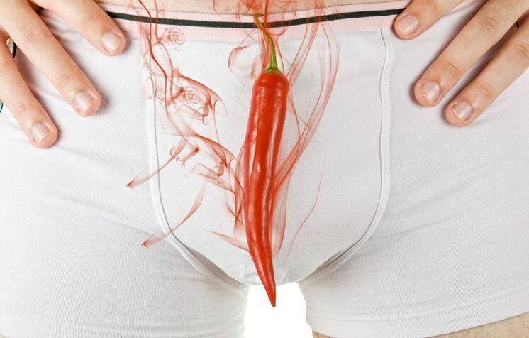 Brûler à l'aine avec la prostatite